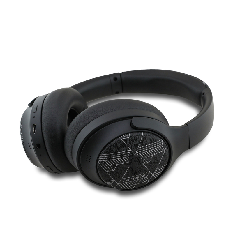 Lacoste Original Licensed LH01 ANC Foldable Carrying Bag Over-Ear Bluetooth Headphones v5.4 - 5