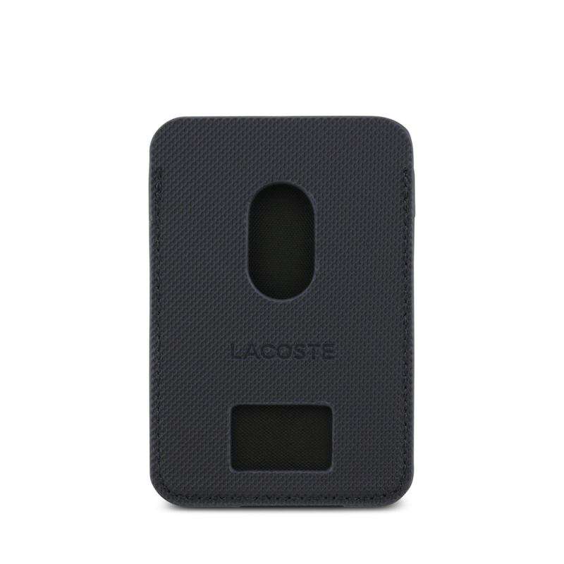 Lacoste Orjinal Lisanslı 2 Hazneli PU Pike Desenli İkonik Timsah Dokuma Logolu Magnetik Kartlık - 8