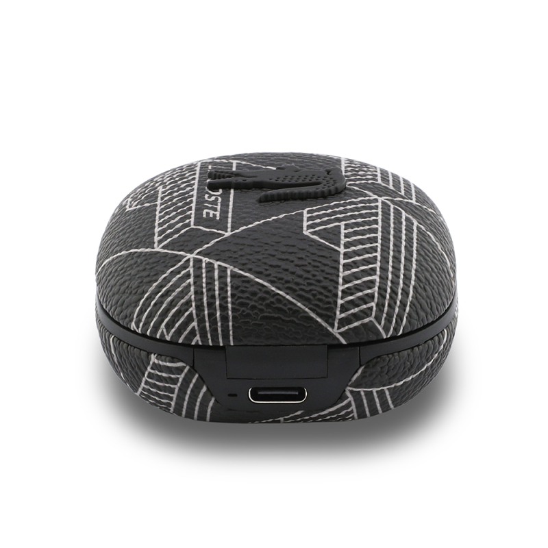 Lacoste Orjinal Lisanslı ANC/ENC Monogram Desenli TWS Kulak İçi Bluetooth Kulaklık v5.4 - 4