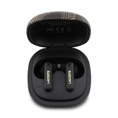 Lacoste Orjinal Lisanslı ANC/ENC Monogram Desenli TWS Kulak İçi Bluetooth Kulaklık v5.4 - 11