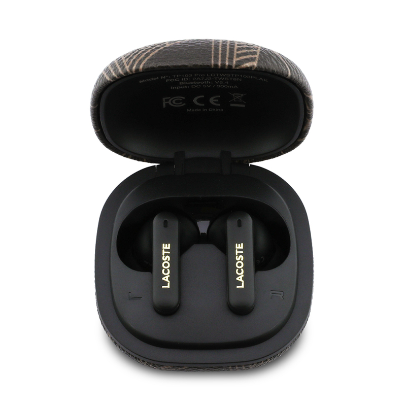 Lacoste Orjinal Lisanslı ANC/ENC Monogram Desenli TWS Kulak İçi Bluetooth Kulaklık v5.4 - 11