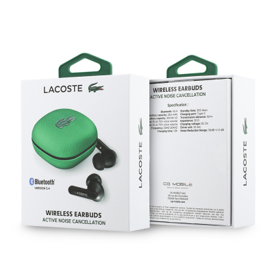 Lacoste Orjinal Lisanslı Logolu ANC Özellikli TWS Kulak İçi Bluetooth Kulaklık - 12