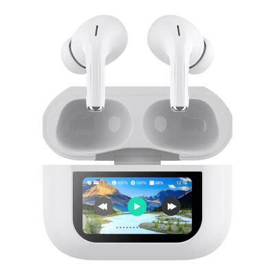 Lapas BTK-ZR76 ANC Featured Touch LCD Screen TWS In-Ear Bluetooth v5.4 Headphones - 1