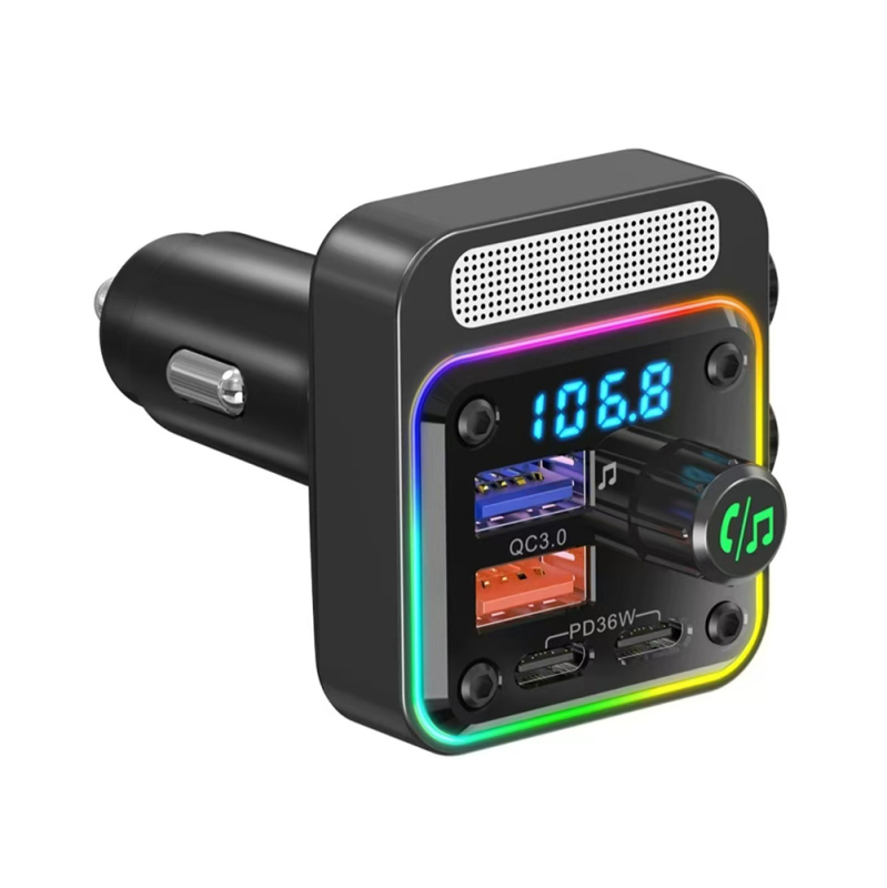 Lapas FMT-01 36W Hızlı Şarj Destekli Dijital Göstergeli Bluetooth FM Transmitter - 3