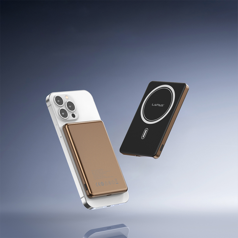Lapas LP-PW003 Ultra İnce Hızlı Şarj Özellikli Wireless Powerbank 5000mAh 15W - 17
