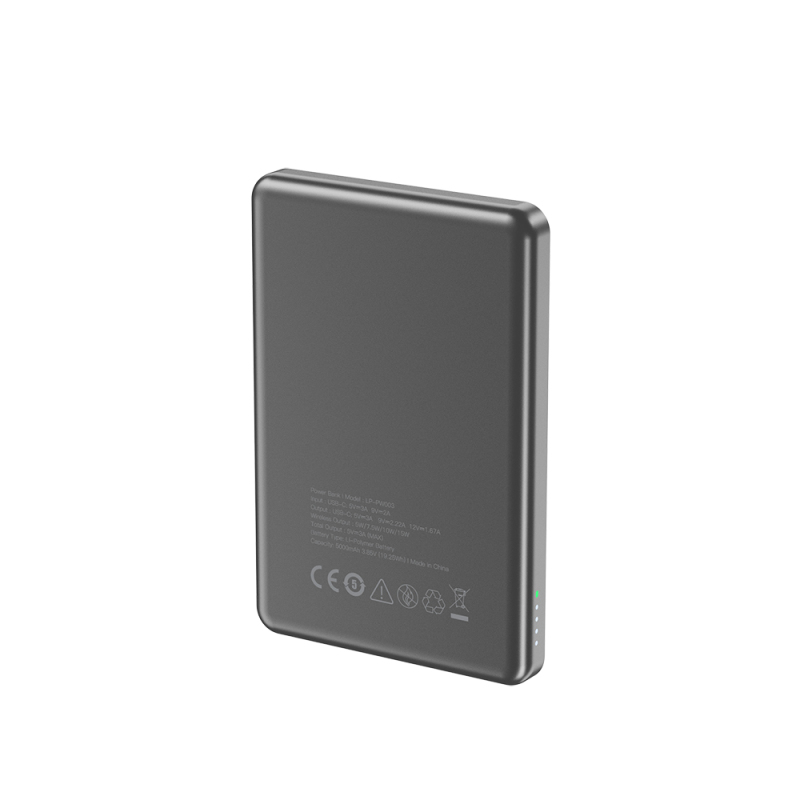Lapas LP-PW003 Ultra İnce Hızlı Şarj Özellikli Wireless Powerbank 5000mAh 15W - 3