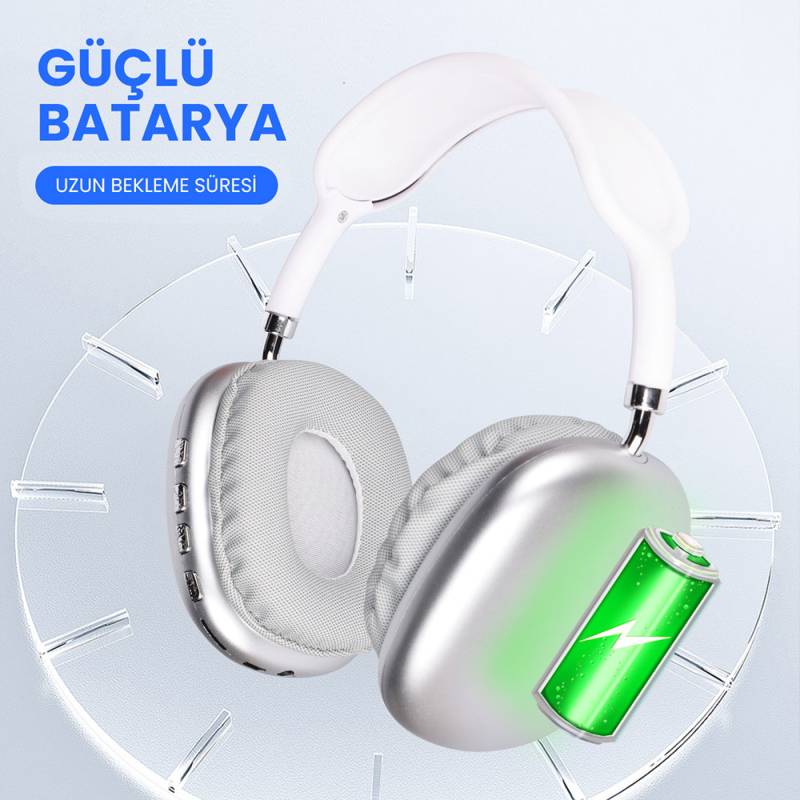 Lapas P10 Hi-Fi Ses Kalitesi Ayarlanabilir ve Katlanabilir Kulak Üstü Bluetooth Kulaklık - 9