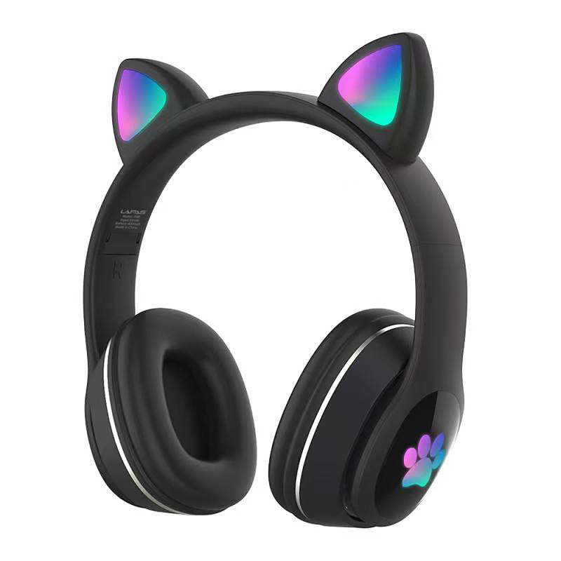 Lapas P40 Kedi Kulaklı Tasarımlı RGB Işıklı Bluetooth Kulaklık - 3