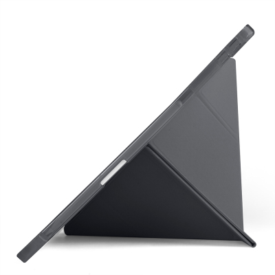 Lenovo Idea Tab Plus 12.1 Case Zore Tri Folding Case with Pen Compartment and Stand - 19