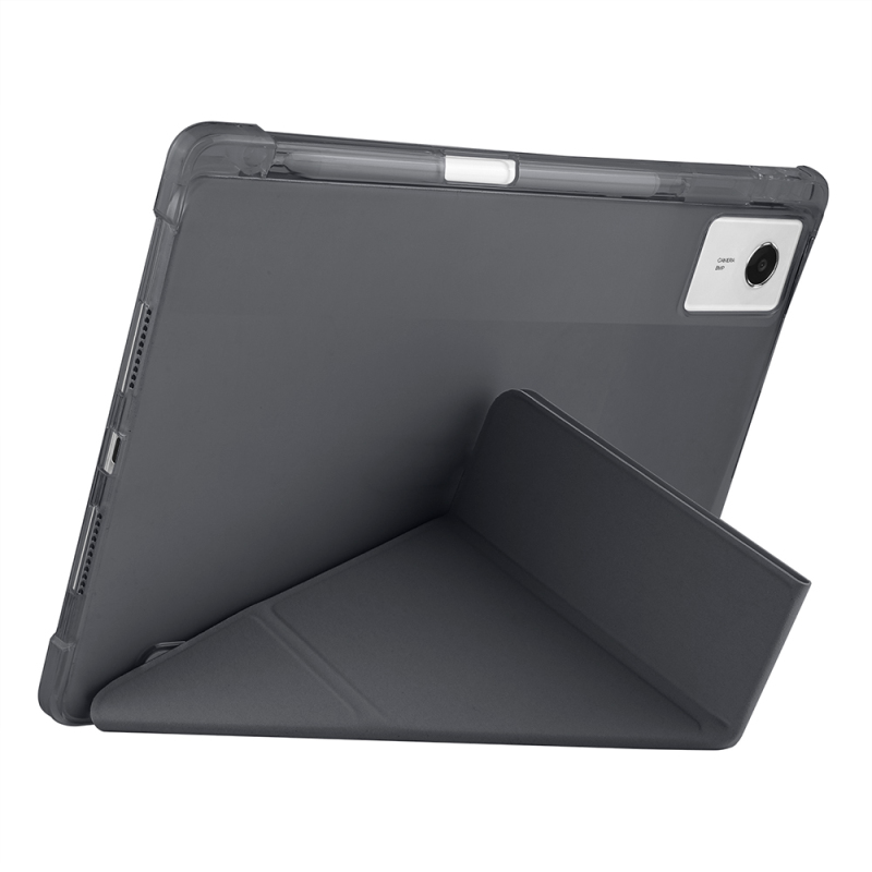 Lenovo Idea Tab Plus 12.1 Case Zore Tri Folding Case with Pen Compartment and Stand - 27