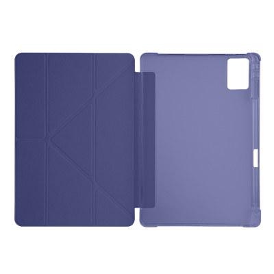 Lenovo Idea Tab Plus 12.1 Case Zore Tri Folding Case with Pen Compartment and Stand - 17