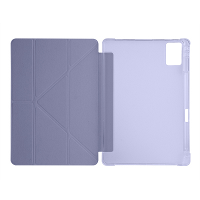 Lenovo Idea Tab Plus 12.1 Case Zore Tri Folding Case with Pen Compartment and Stand - 18