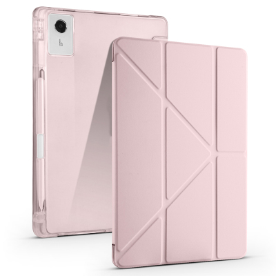 Lenovo Idea Tab Plus 12.1 Kılıf Zore Tri Folding Kalem Bölmeli Standlı Kılıf - 3