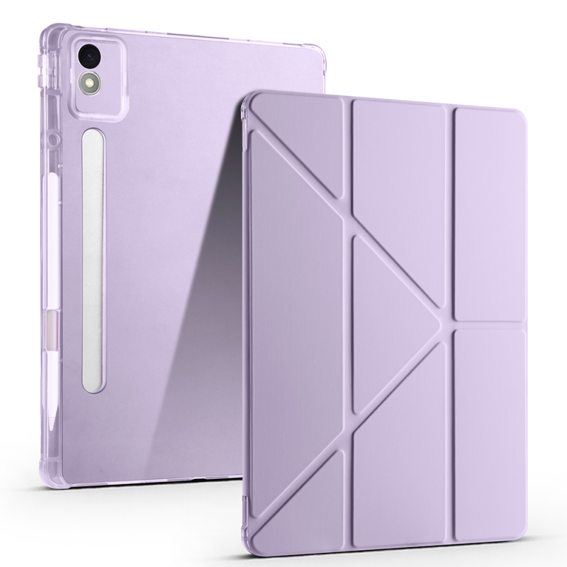 Lenovo Idea Tab Pro 12.7 TB-373FU Case Zore Tri Folding Stand Case with Pen Compartment - 8