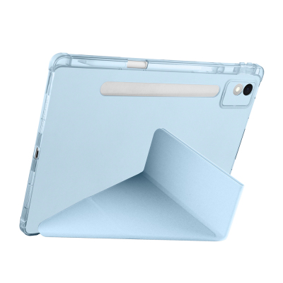 Lenovo Idea Tab Pro 12.7 TB-373FU Kılıf Zore Tri Folding Kalem Bölmeli Standlı Kılıf - 36