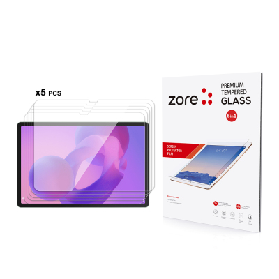 Lenovo Idea Tab Pro 12.7 TB-373FU Zore 5in1 Tablet Temperli Cam Ekran Koruyucu - 2