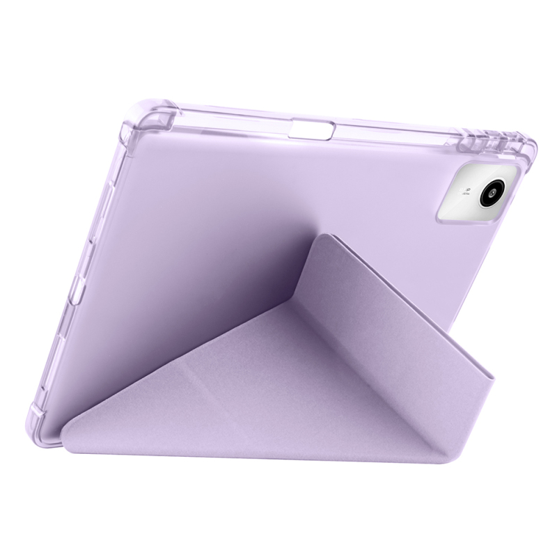 Lenovo M11 TB-330FU Case Zore Tri Folding Stand Pen Compartment Case - 13