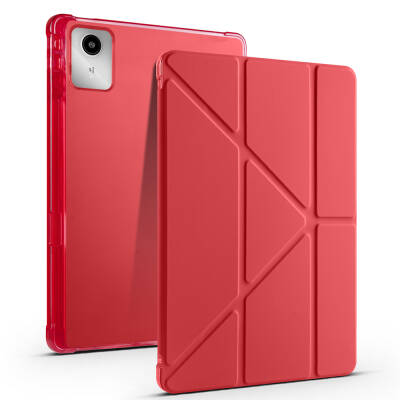 Lenovo M11 TB-330FU Case Zore Tri Folding Stand Pen Compartment Case - 3