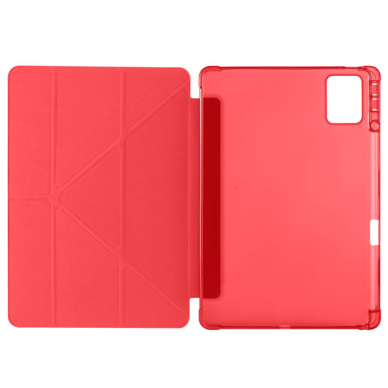 Lenovo M11 TB-330FU Case Zore Tri Folding Stand Pen Compartment Case - 23