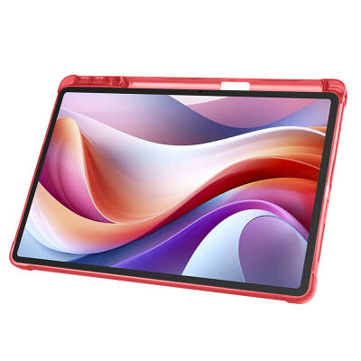 Lenovo M11 TB-330FU Case Zore Tri Folding Stand Pen Compartment Case - 24