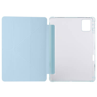 Lenovo M11 TB-330FU Case Zore Tri Folding Stand Pen Compartment Case - 31