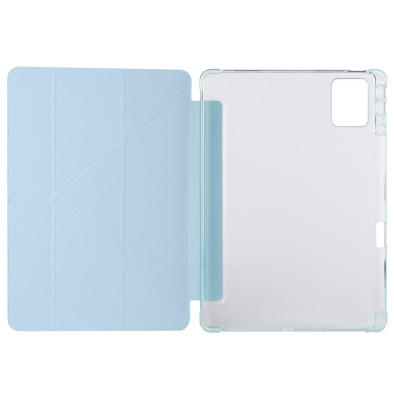 Lenovo M11 TB-330FU Case Zore Tri Folding Stand Pen Compartment Case - 31
