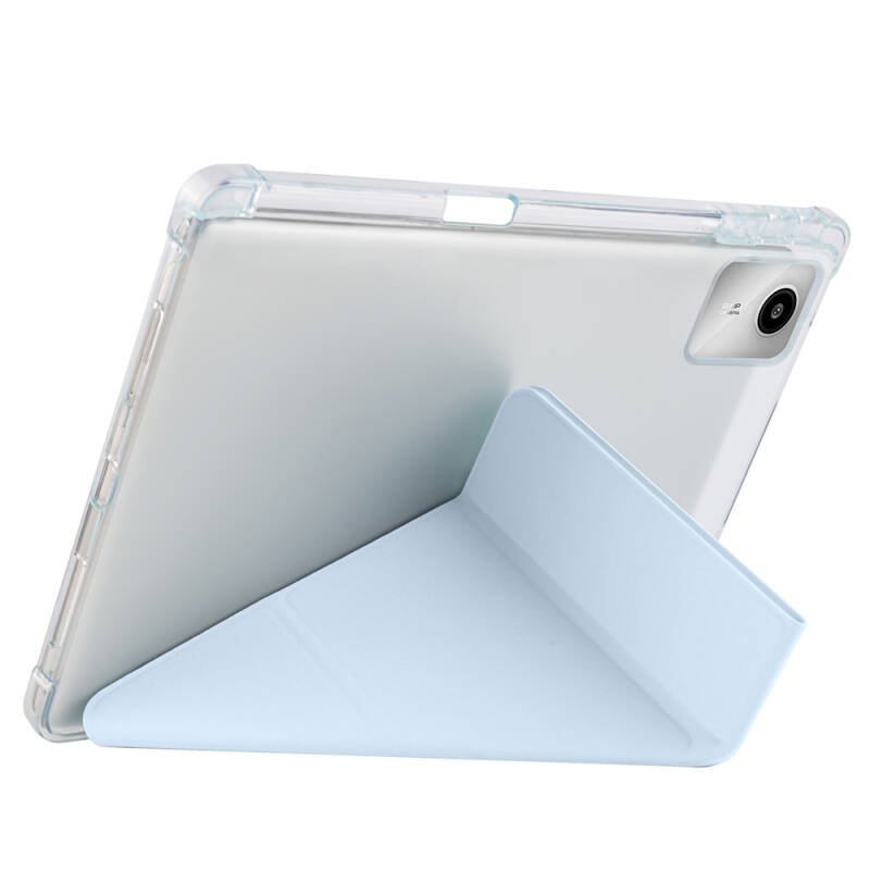 Lenovo M11 TB-330FU Case Zore Tri Folding Stand Pen Compartment Case - 33