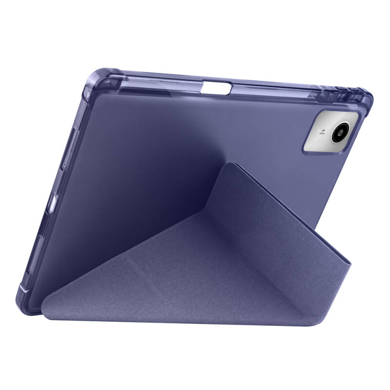 Lenovo M11 TB-330FU Case Zore Tri Folding Stand Pen Compartment Case - 38
