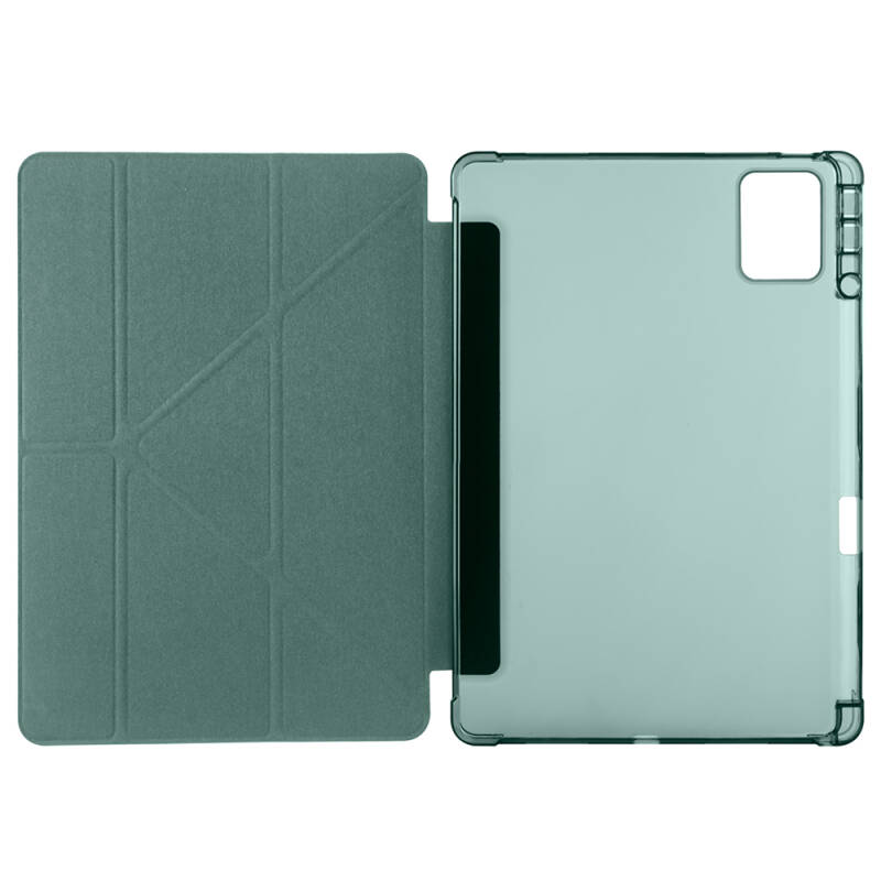Lenovo M11 TB-330FU Case Zore Tri Folding Stand Pen Compartment Case - 41