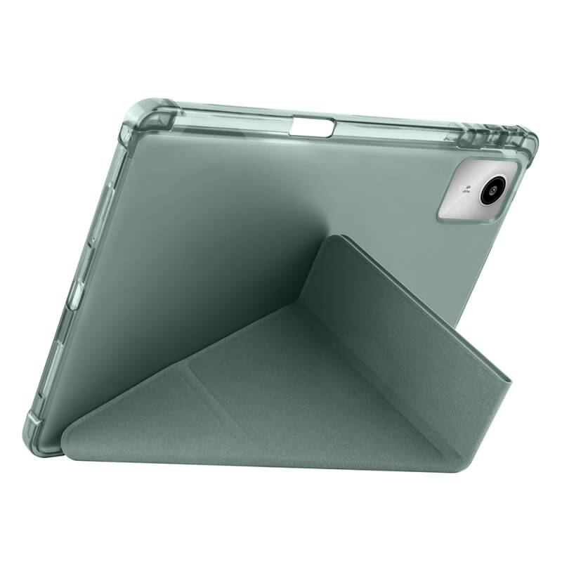 Lenovo M11 TB-330FU Case Zore Tri Folding Stand Pen Compartment Case - 43