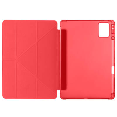 Lenovo M11 TB-330FU Kılıf Zore Tri Folding Kalem Bölmeli Standlı Kılıf - 23