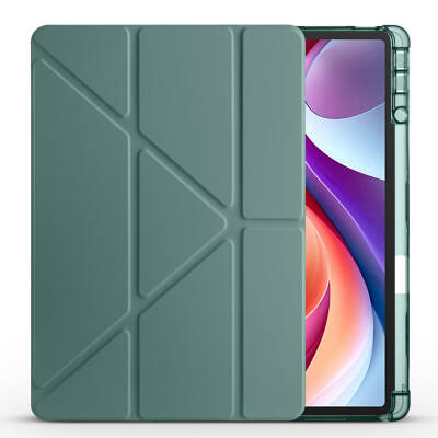 Lenovo M11 TB-330FU Kılıf Zore Tri Folding Kalem Bölmeli Standlı Kılıf - 40