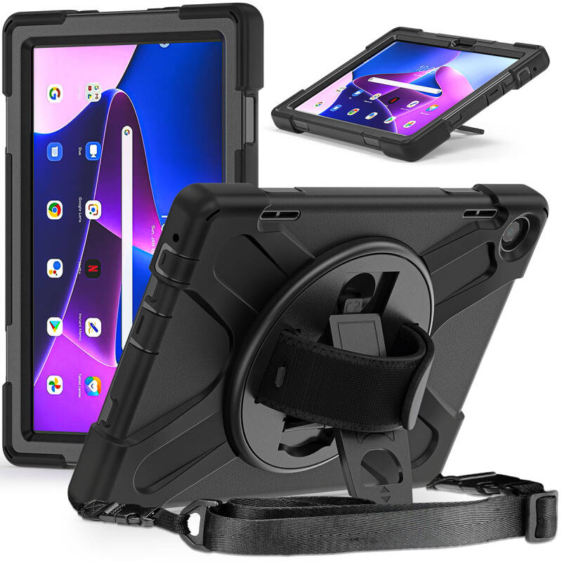 Lenovo Tab M10 TB-328F 3. Jenerasyon Zore Defender Tablet Silikon - 6