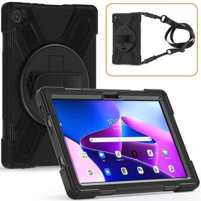 Lenovo Tab M10 TB-328F 3. Jenerasyon Zore Defender Tablet Silikon - 9