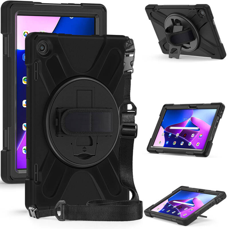 Lenovo Tab M10 TB-328F 3. Jenerasyon Zore Defender Tablet Silikon - 18