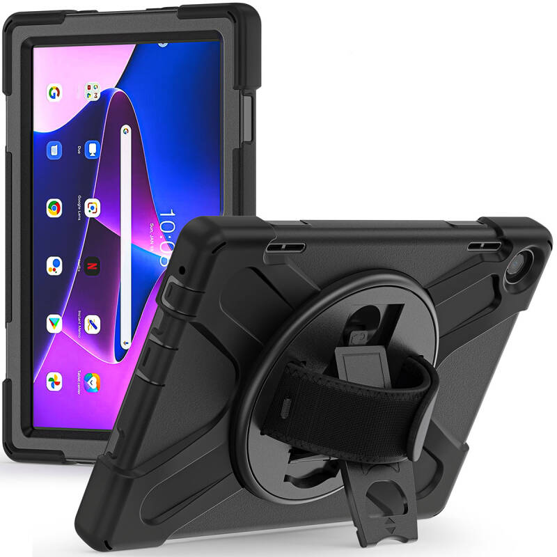 Lenovo Tab M10 TB-328F 3. Jenerasyon Zore Defender Tablet Silikon - 34