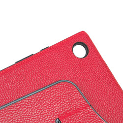 Lenovo Tab M8 Zore Fest Dönebilen Standlı Kılıf - 6