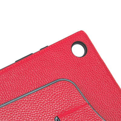 Lenovo Tab M8 Zore Fest Dönebilen Standlı Kılıf - 6
