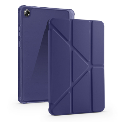 Lenovo Tab One 8.7 TB-305FU Kılıf Zore Tri Folding Kalem Bölmeli Standlı Kılıf - 2