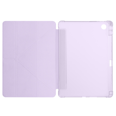 Lenovo Tab TB-311FU Case Zore Tri Folding Stand Case with Pen Compartment - 16