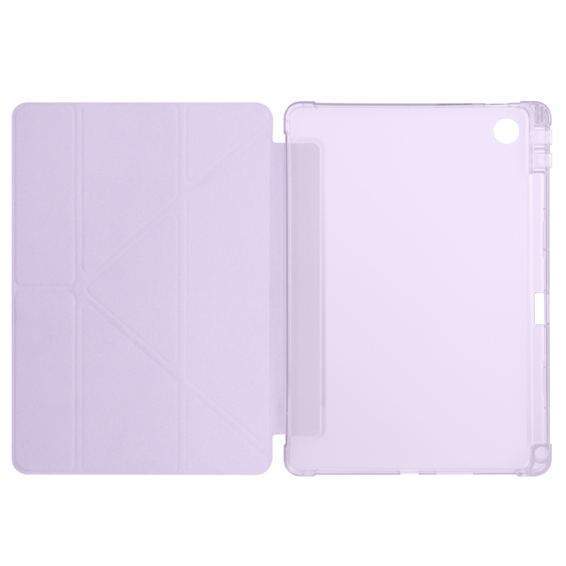 Lenovo Tab TB-311FU Case Zore Tri Folding Stand Case with Pen Compartment - 16