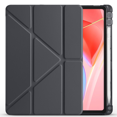 Lenovo Tab TB-311FU Kılıf Zore Tri Folding Kalem Bölmeli Standlı Kılıf - 9