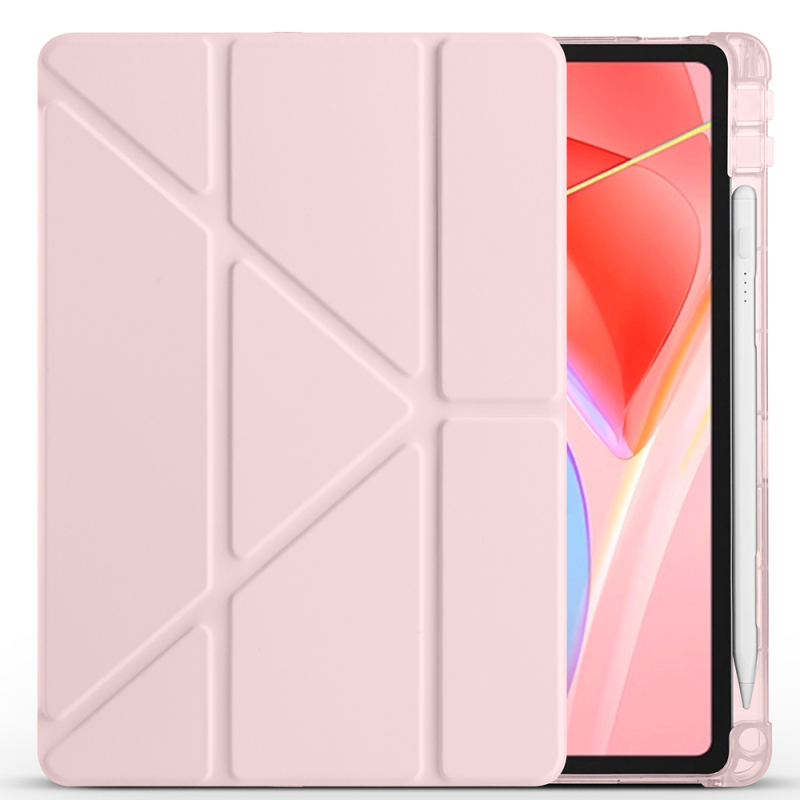 Lenovo Tab TB-311FU Kılıf Zore Tri Folding Kalem Bölmeli Standlı Kılıf - 12