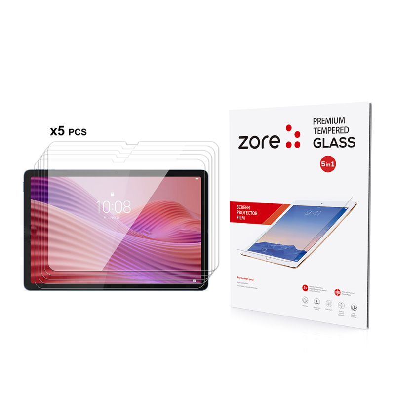 Lenovo Tab TB-311FU Zore 5in1 Tablet Temperli Cam Ekran Koruyucu - 1
