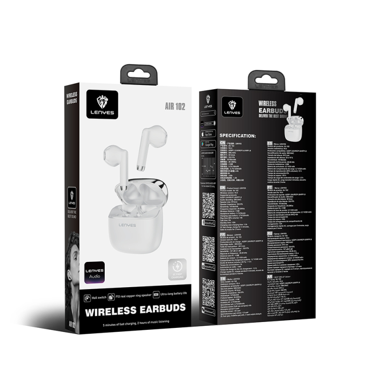 Lenyes Air 102 TWS Kulak İçi Bluetooth v5.4 Kulaklık - 8
