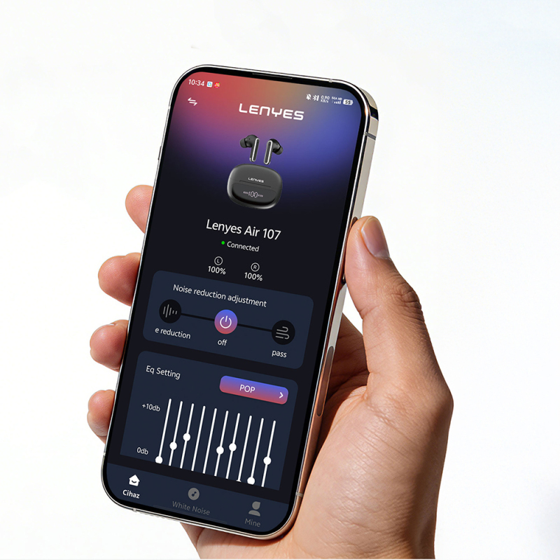 Lenyes Air 107 ANC/ENC Teknolojili 360 Derece Panaromik Ses Özellikli Kulak İçi Bluetooth Kulaklık v6.0 - 4