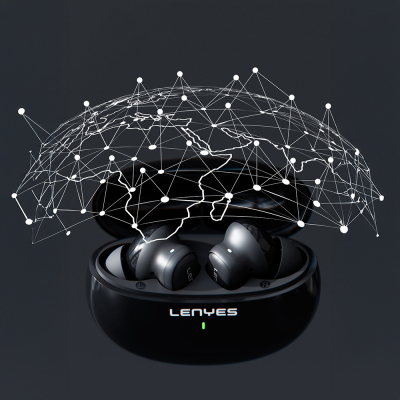 Lenyes Air 56 Ai Çeviri Özellikli ANC/ENC Teknolojili Kulak İçi Bluetooth Kulaklık v5.3 - 8
