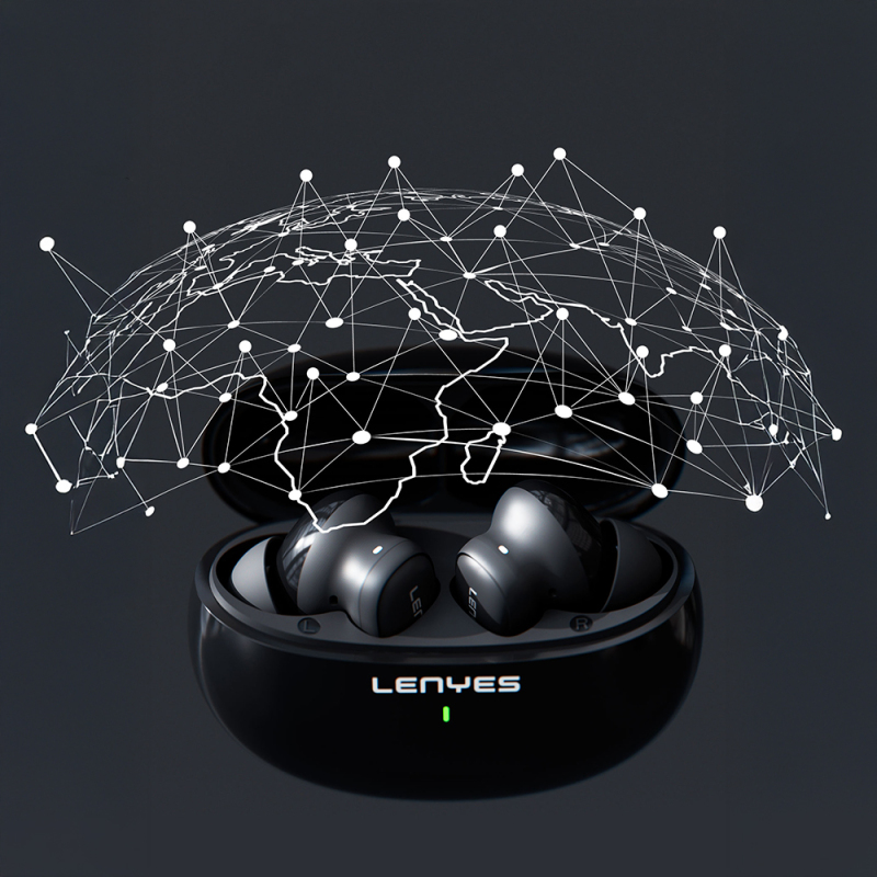 Lenyes Air 56 Ai Çeviri Özellikli ANC/ENC Teknolojili Kulak İçi Bluetooth Kulaklık v5.3 - 8