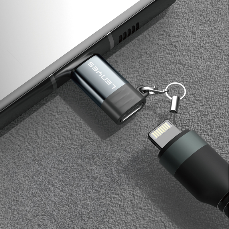 Lenyes AX111 Lightning to Type-C Çevirici OTG Adaptör - 5