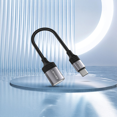 Lenyes AX122 USB to Type-C Dönüştürücü OTG Kablo - 4